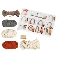 Mini Hobbyset Macrame Regenboog