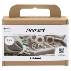 Mini Hobbyset Macrame Servetring Off-white