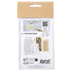 Mini Hobbyset Sieraden Krimpfolie Armbanden Geel