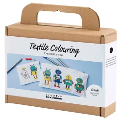 Mini Hobbyset Textiel Decoreren Robot Primair Kleuren