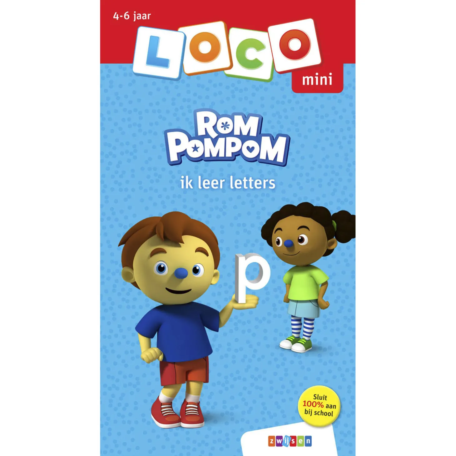 Mini Loco - Rompompom ik leer letters (4-6 jaar)