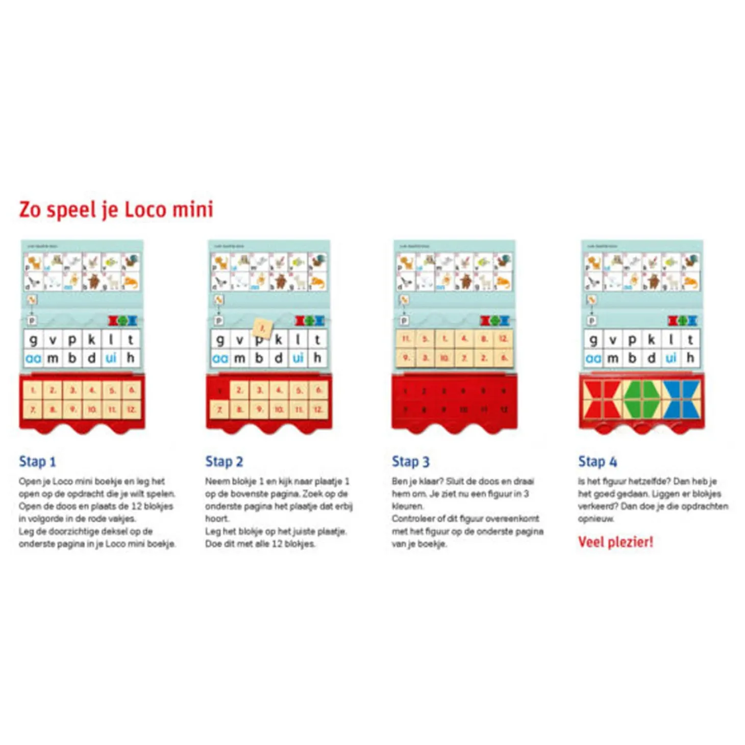 Mini Loco - Rompompom Pakket Taal & Lezen (4-6 jaar)