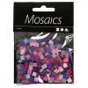 Mini Mozaiek Paars 10x10mm, 25 gram