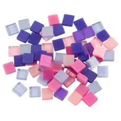 Mini Mozaiek Paars 10x10mm, 25 gram
