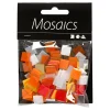 Mini Mozaiek Rood/Oranje 1x1mm, 25 gram