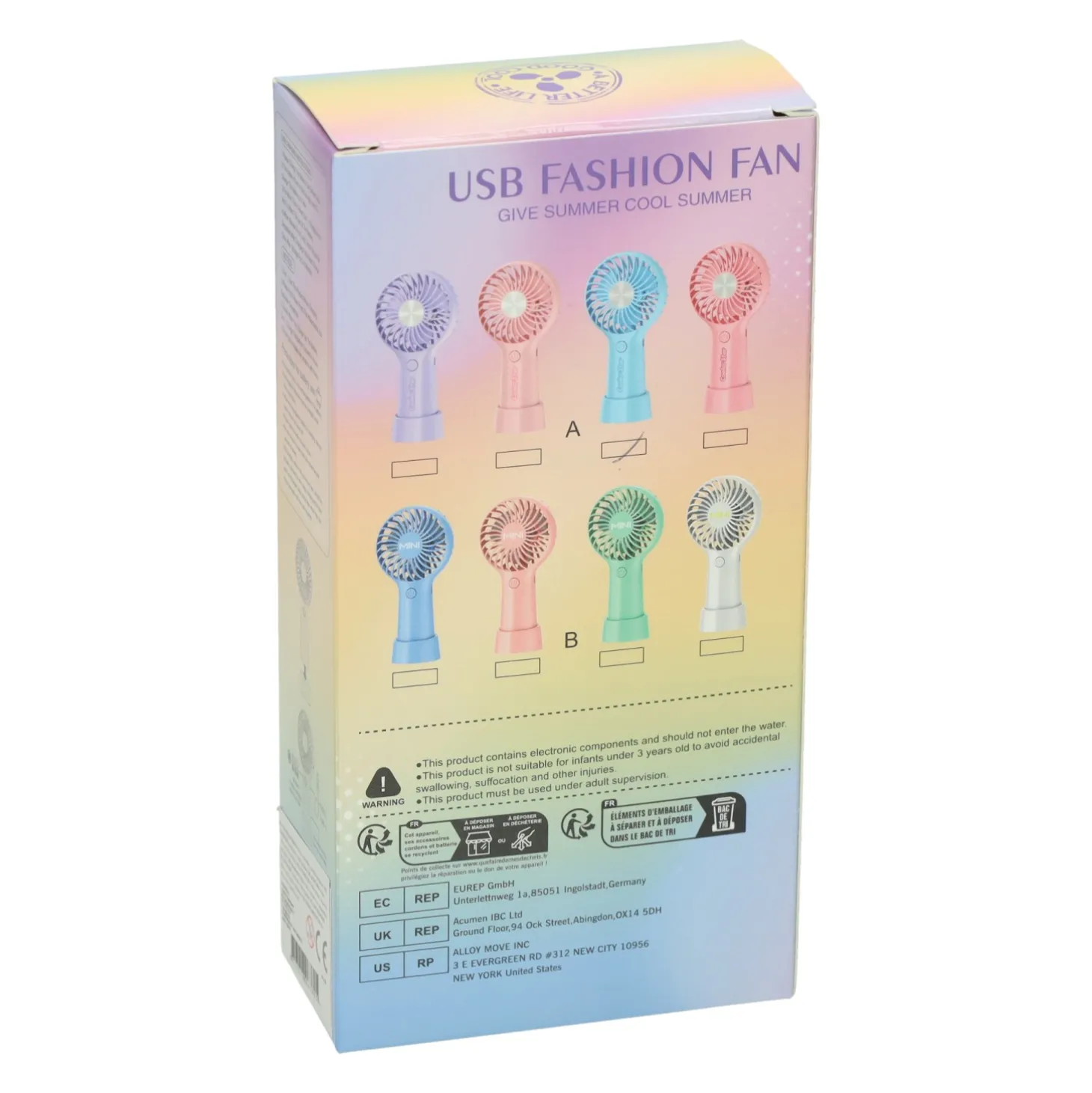 Mini Oplaadbare Handventilator