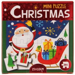 Mini Puzzel Kerst, 24st.
