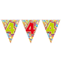 Mini Vlaggenlijn Blocks 4 jaar, 3mtr.