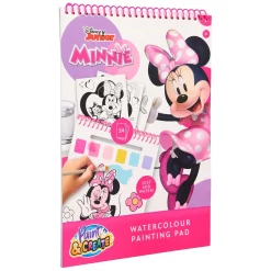 Minnie Mouse Water Verfset Boek - incl Kwast