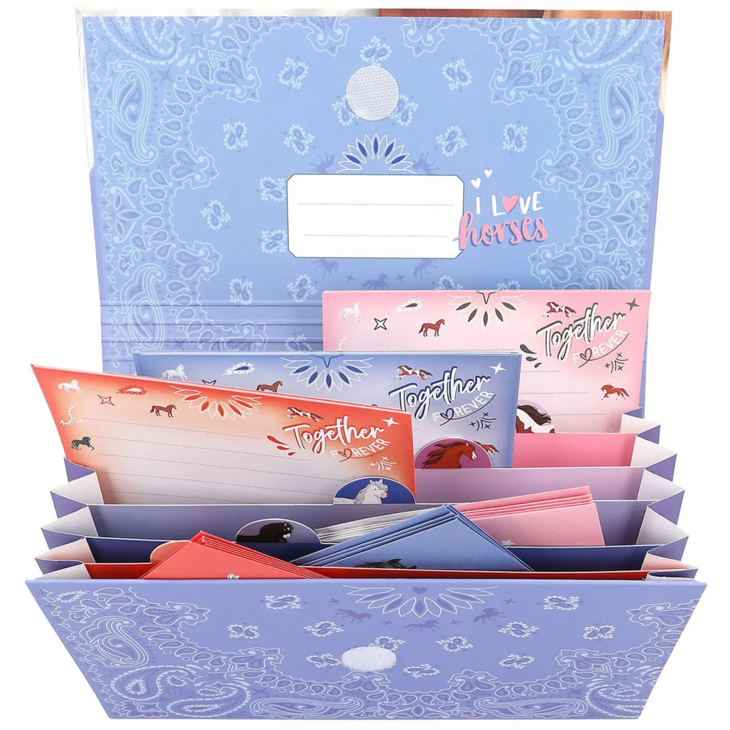 Miss Melody Briefpapier in Registermap Bandana