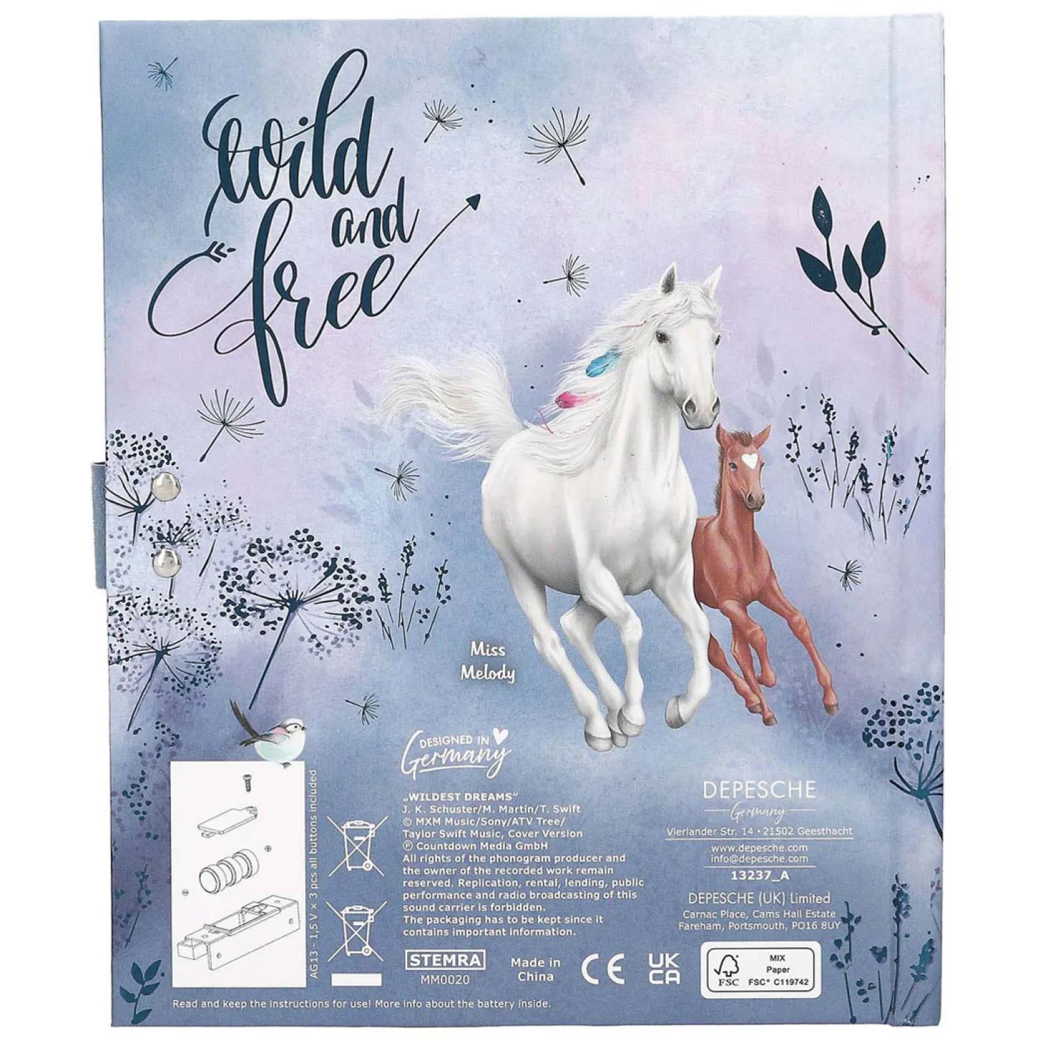 Miss Melody Dagboek met Code en Geluid