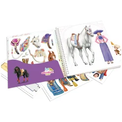 Miss Melody Dress Me Up Around the World Stickerboek
