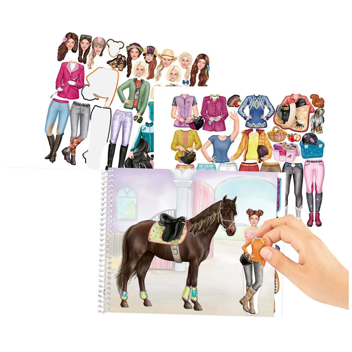 Miss Melody Dress Me Up Stickerboek