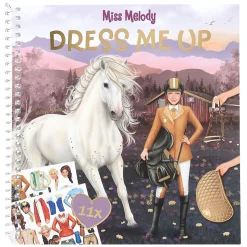Miss Melody Dress Me Up Stickerboek