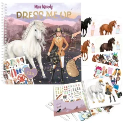 Miss Melody Dress Me Up Stickerboek