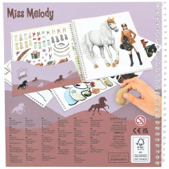 Miss Melody Dress Me Up Stickerboek