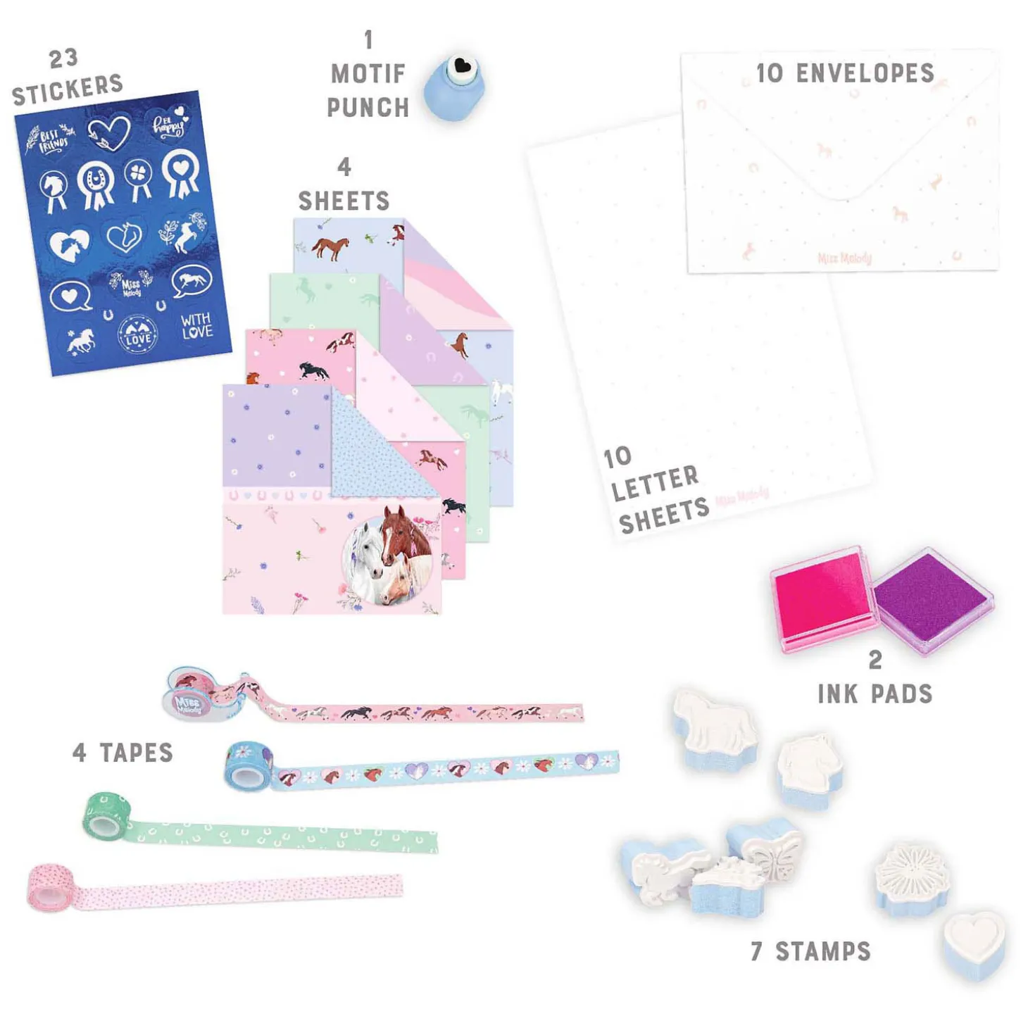 Miss Melody Love Letter Set