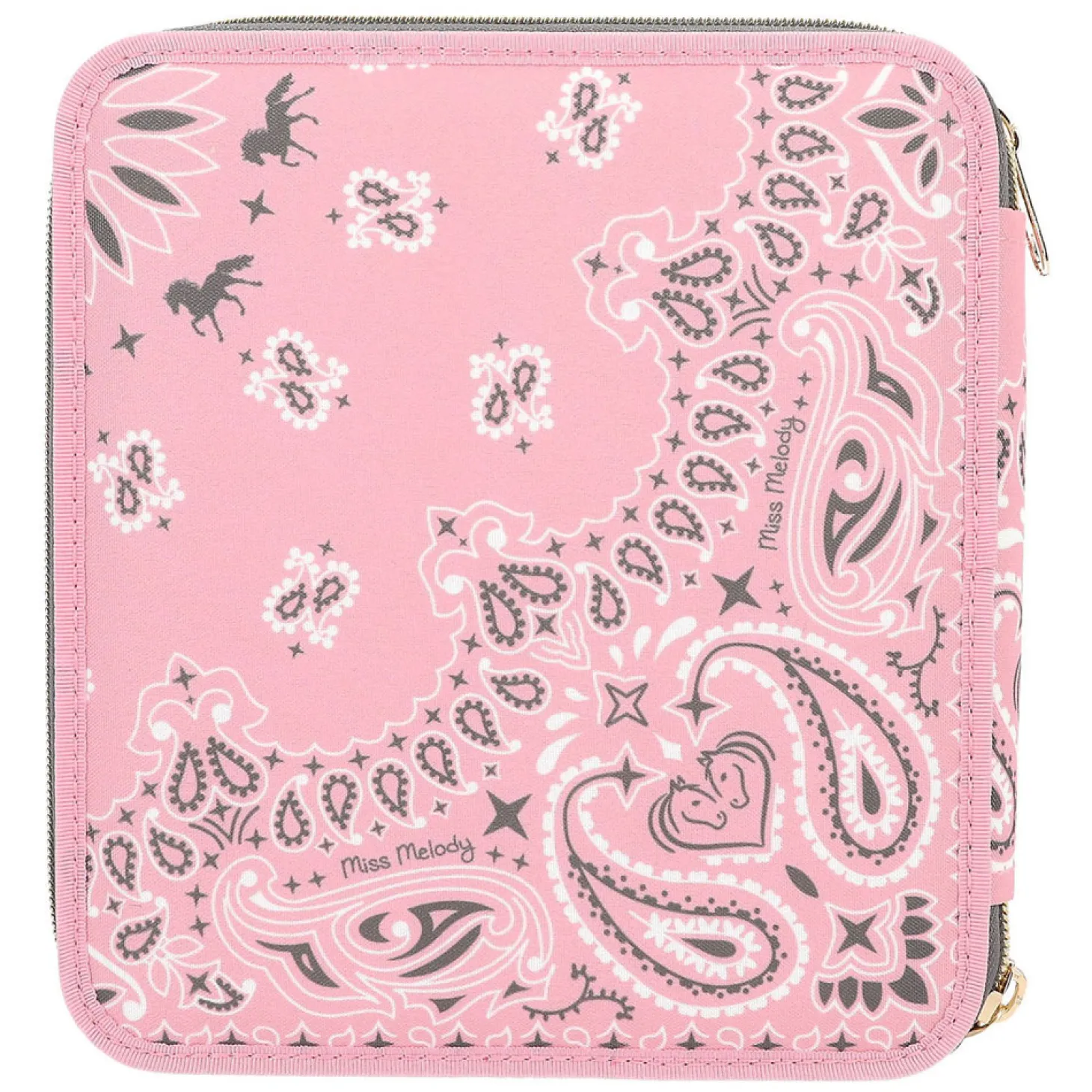 Miss Melody 2-Vaks Etui met Hanger Bandana