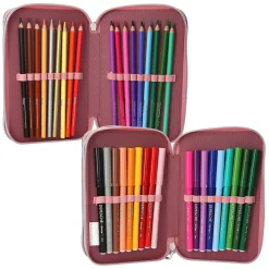 Miss Melody 3-vaks Etui Roze