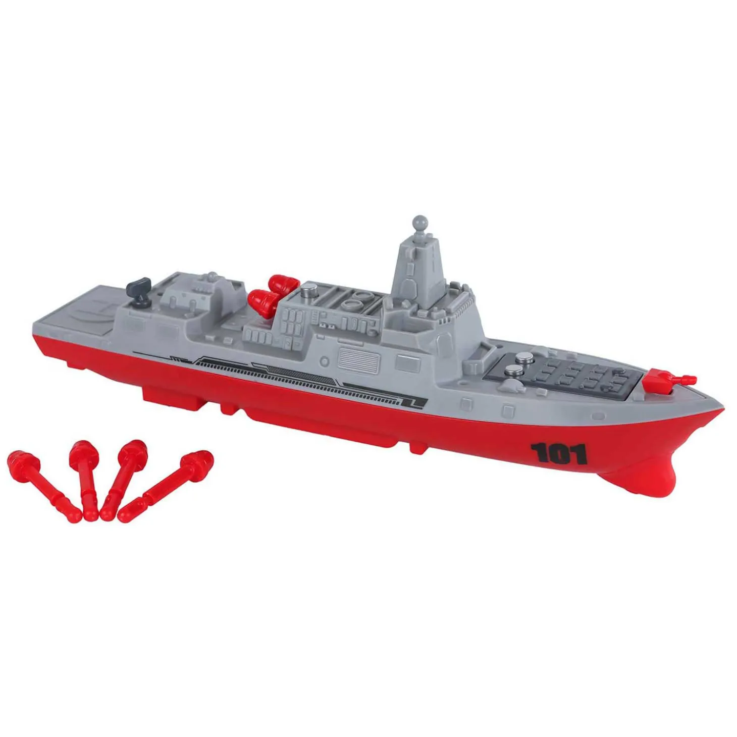 Mission Control Marineschip met Schietfunctie, 24cm