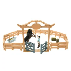 Mojo Farmland Western Ranch met Paard en Cowboy Speelset - 380064