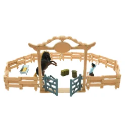 Mojo Farmland Western Ranch met Paard en Cowboy Speelset - 380064