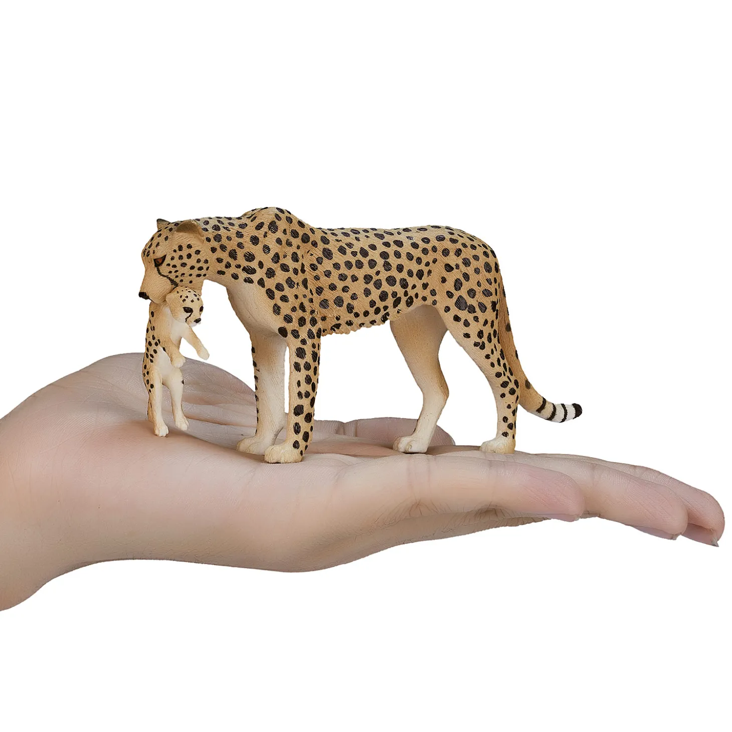 Mojo Wildlife Cheetah Vrouwtje met Welp - 387167