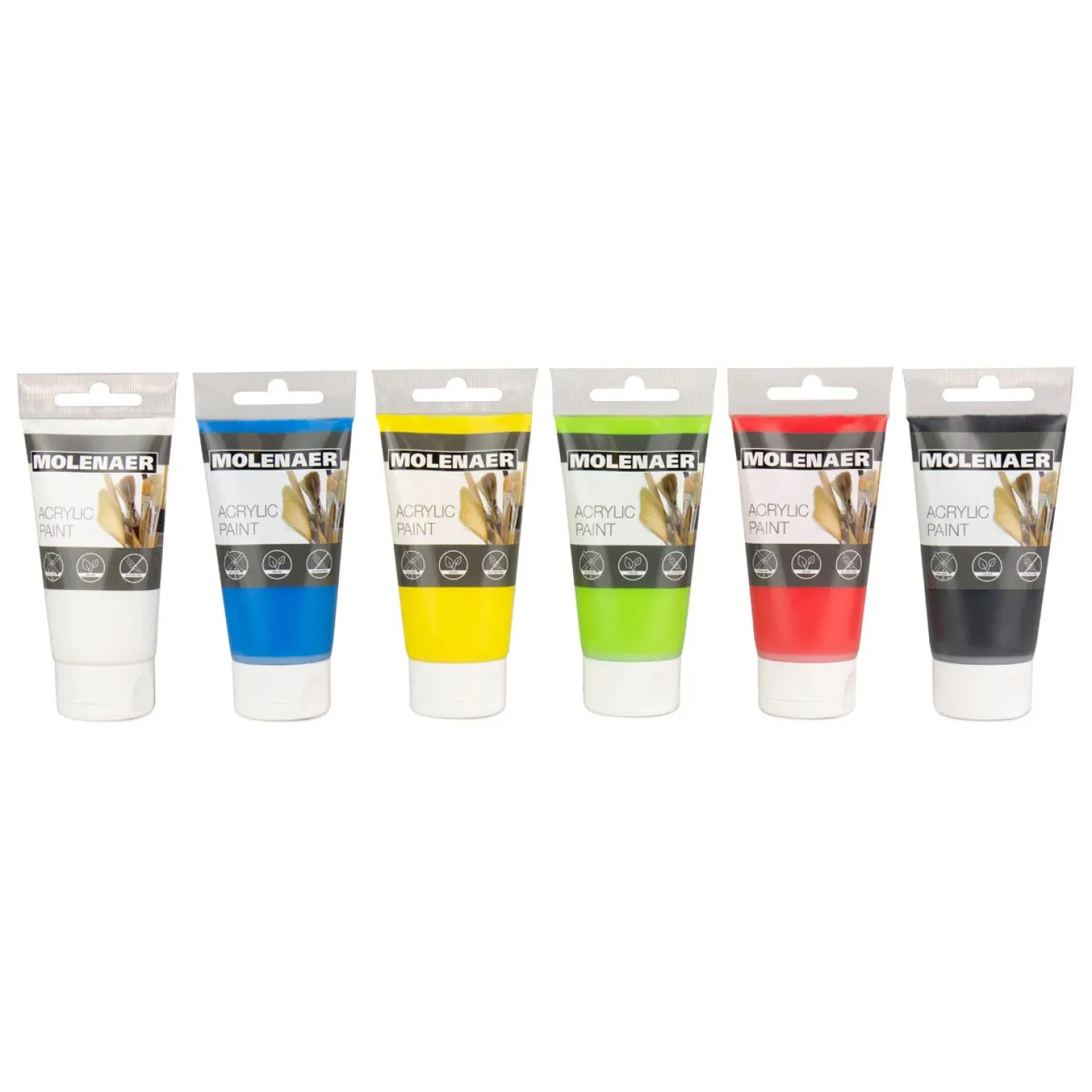 Molenaer Acrylverf, 6x75ml