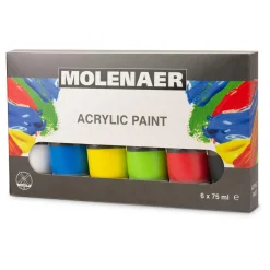 Molenaer Acrylverf, 6x75ml