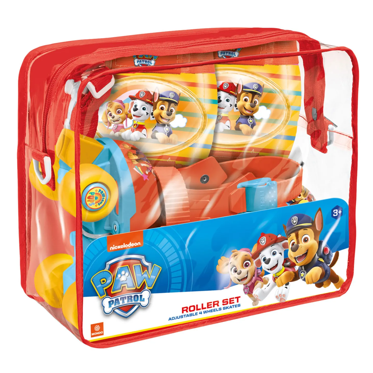 Mondo PAW Patrol Rolschaatsen met Beschermset, mt 22-29