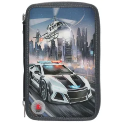 Monster Cars 3-vaks Gevulde Etui Politieauto