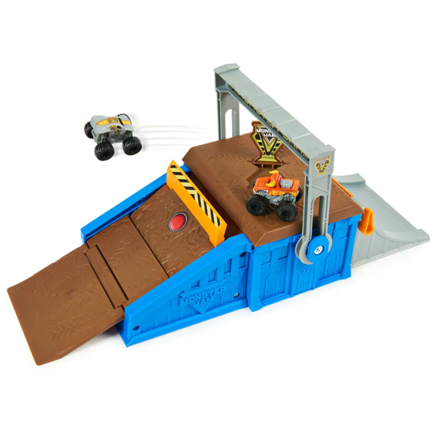 Monster Jam Mini Freestyle Arena Speelset en Opslag