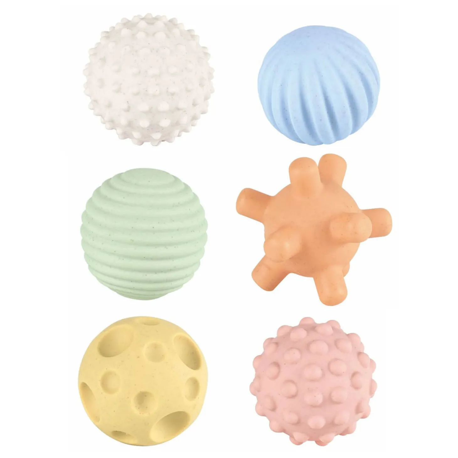 Motoriek en Zintuigballen Pastel, 6st