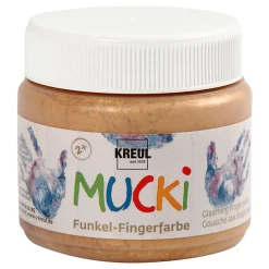 Mucki Vingerverf - Goud Metallic, 150ml