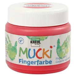 Mucki Vingerverf - Rood, 150ml