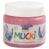 Mucki Vingerverf - Roze Metallic, 150ml