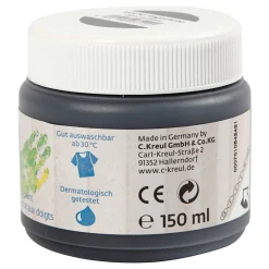 Mucki Vingerverf - Zwart, 150ml