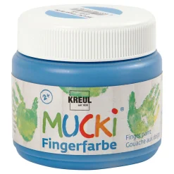 Mucki Vingerverf Blauw, 150ml