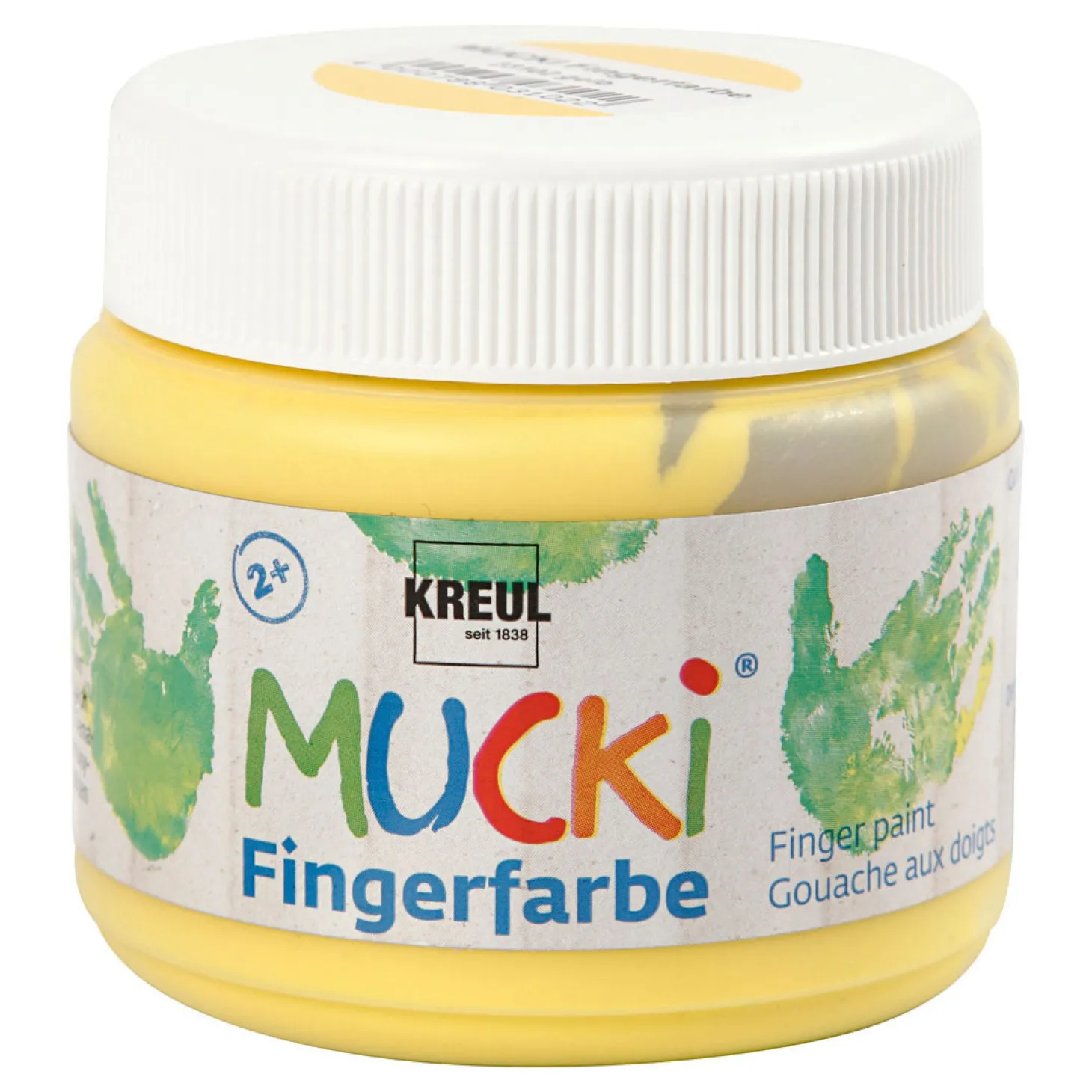 Mucki Vingerverf Geel, 150ml