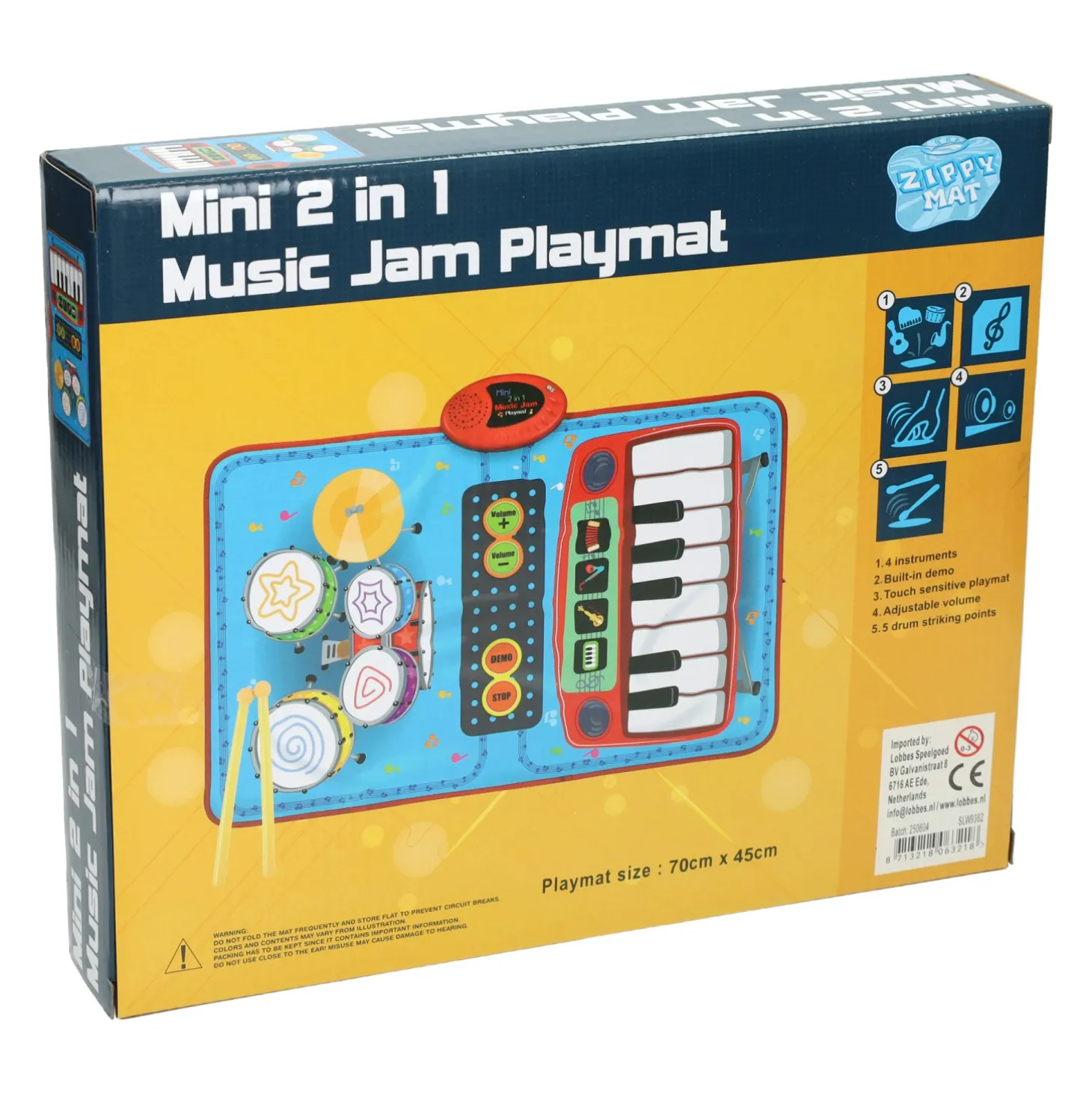 Muziek Mat - 70x45cm