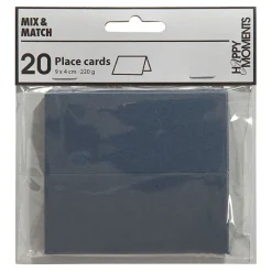 Naamkaarten Blauw, 20st.