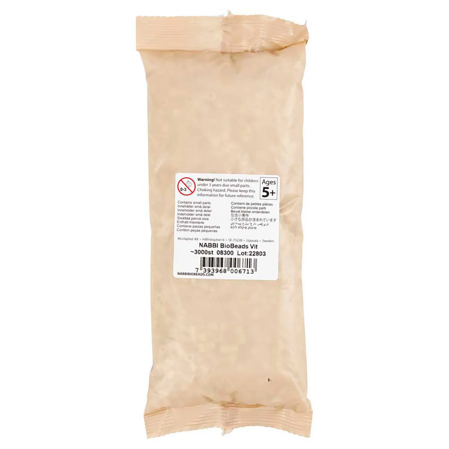 NABBI BioBeads 5x5mm Wit - 3000st.