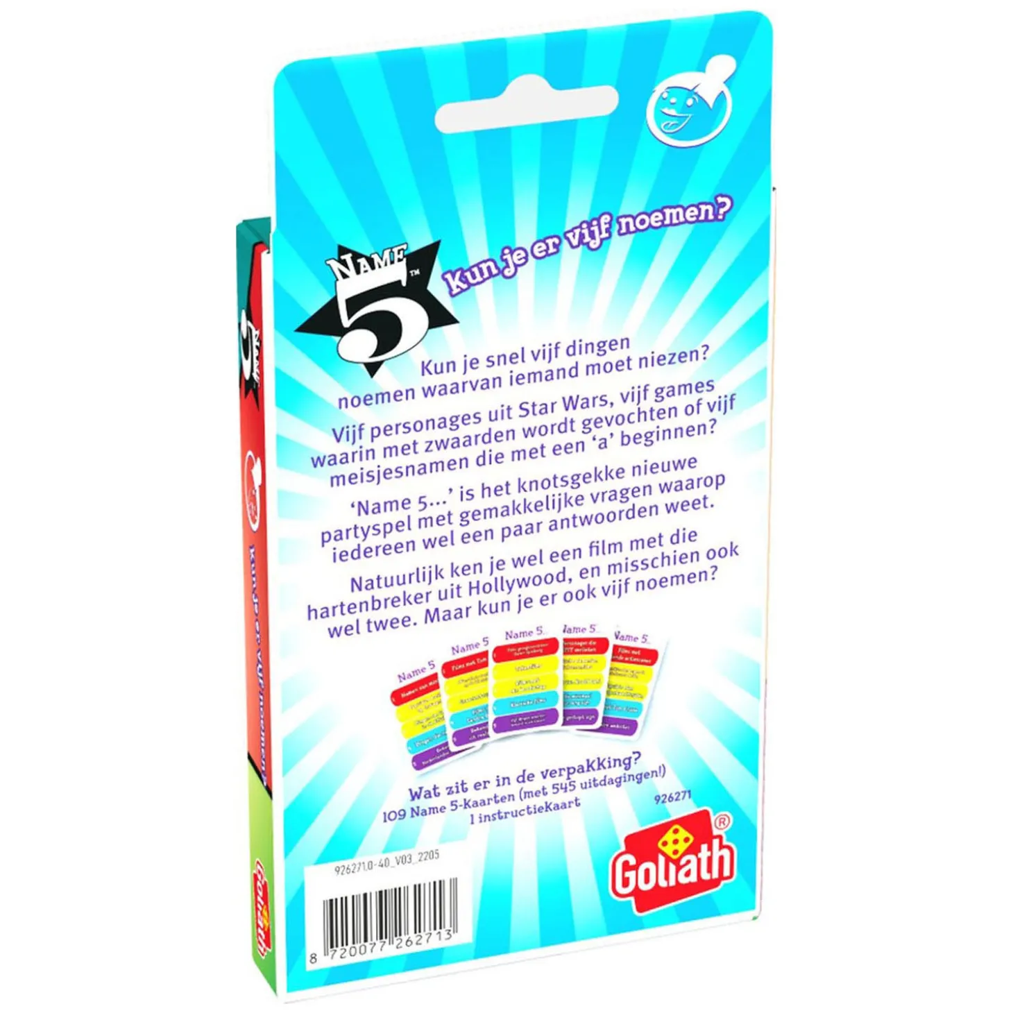 Name 5 NL Kaartspel