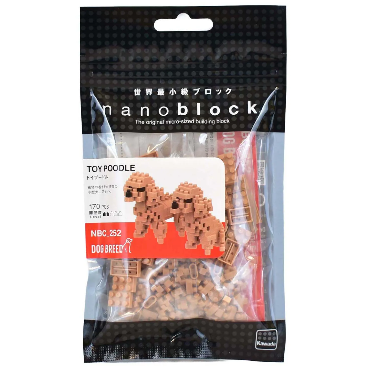 Nano Block Bouwset Poedel - 170st.