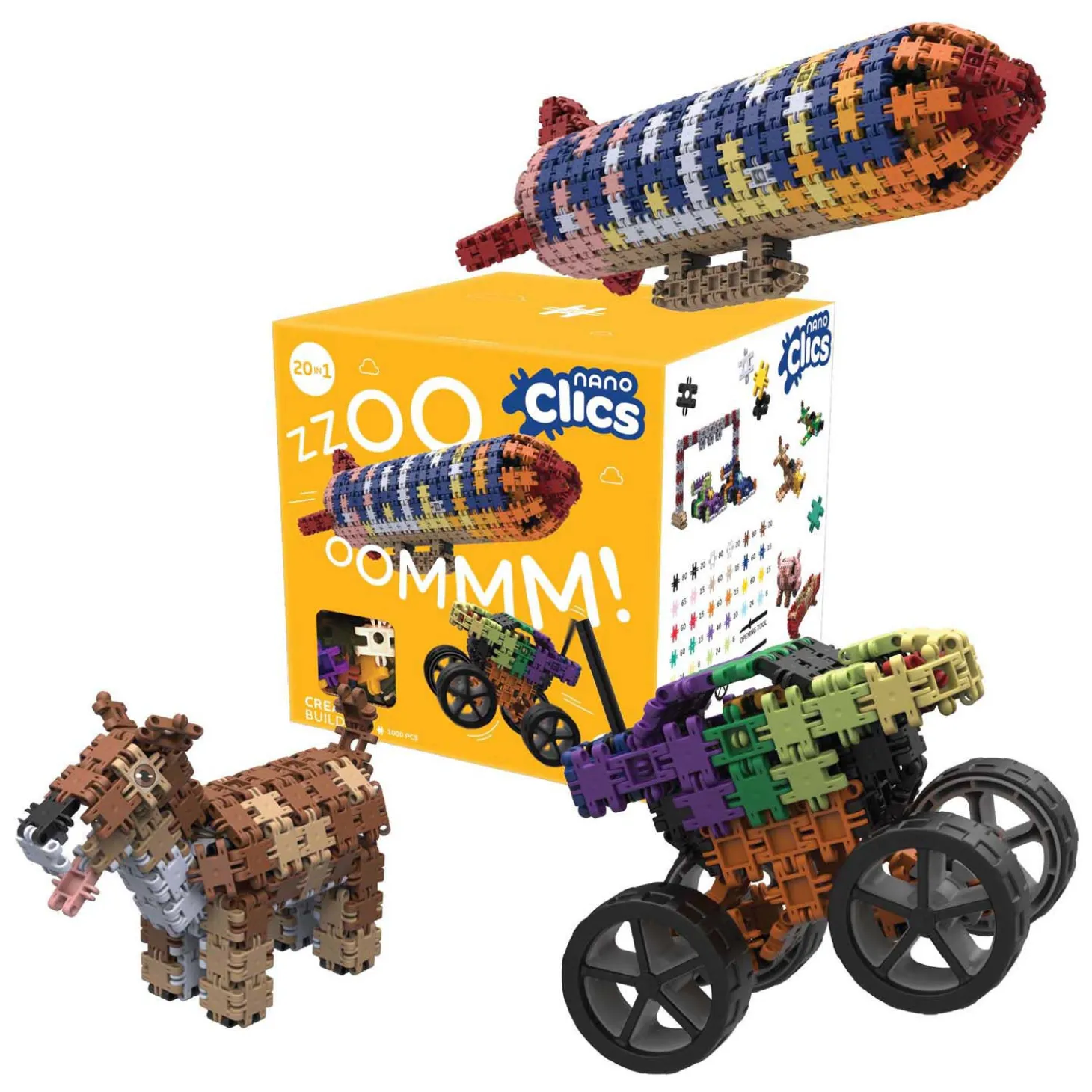 Nano Clics - Creative Builders Bouwset - 1000dlg.