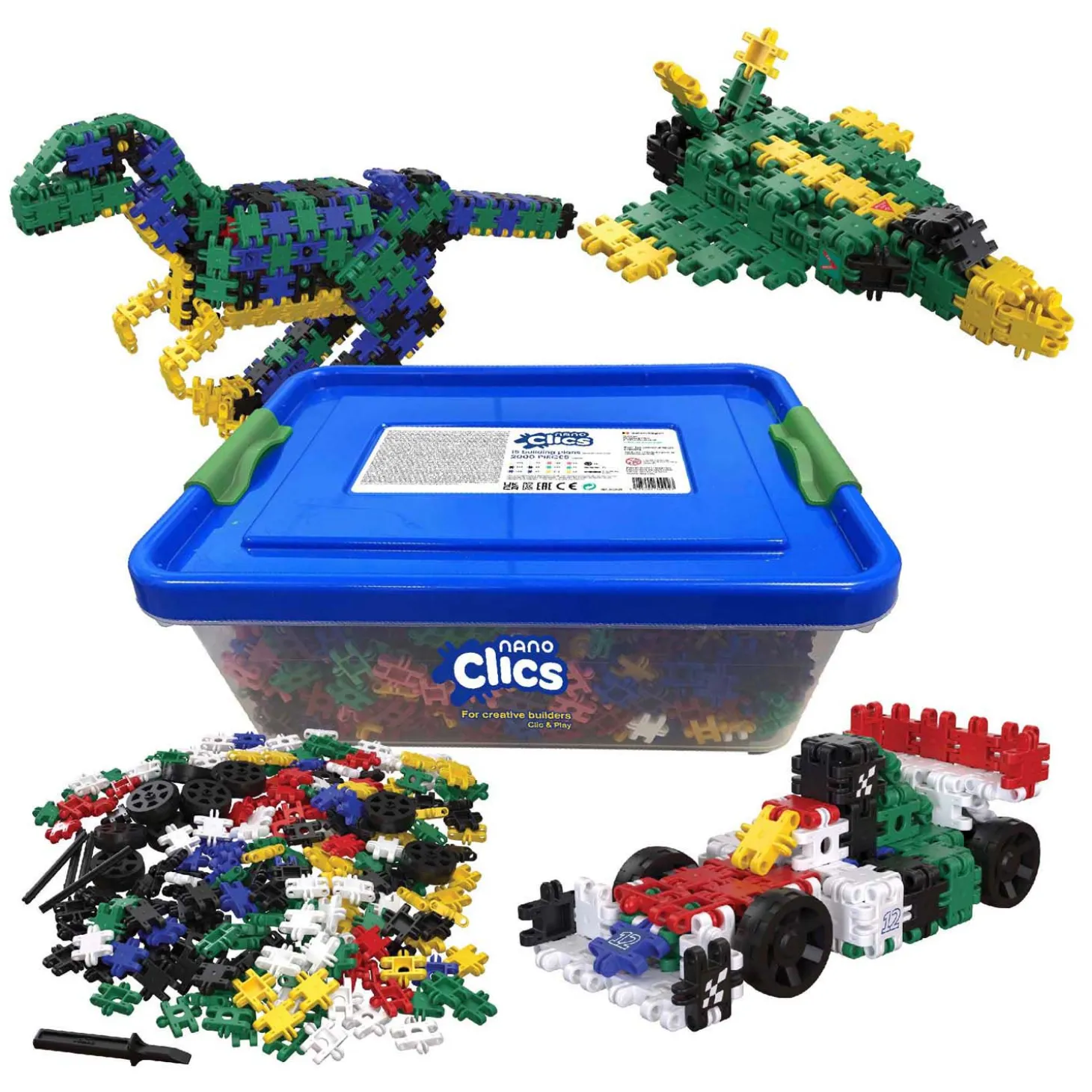 Nano Clics - Creative Builders Bouwset - 2000dlg.