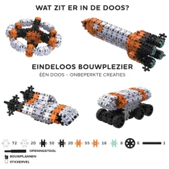 Nano Clics - Space Builders Bouwset - 250dlg.