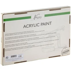 Nassau Acrylverf Basis en Pastelkleuren, 24x22ml
