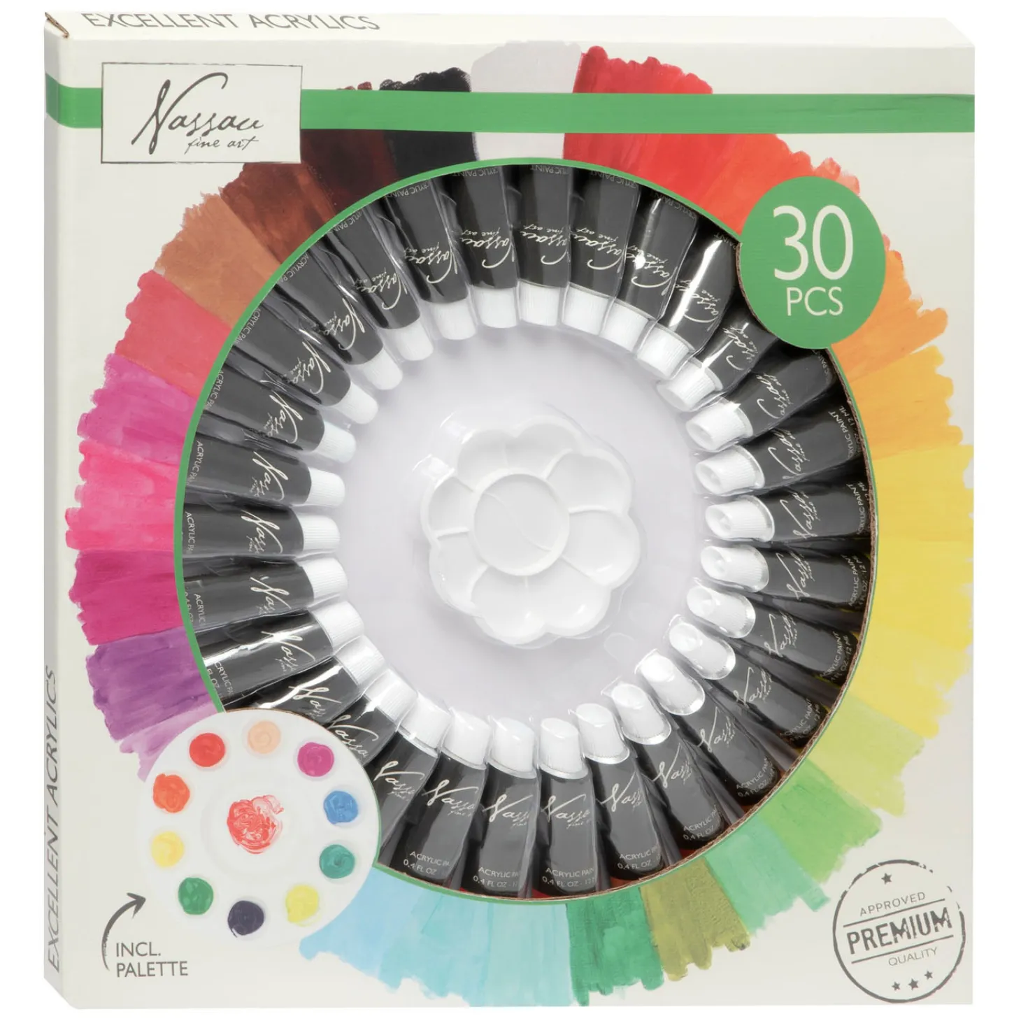 Nassau Acrylverf Set, 30x12ml