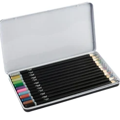 Nassau Kleurpotloden Metallic, 12st.